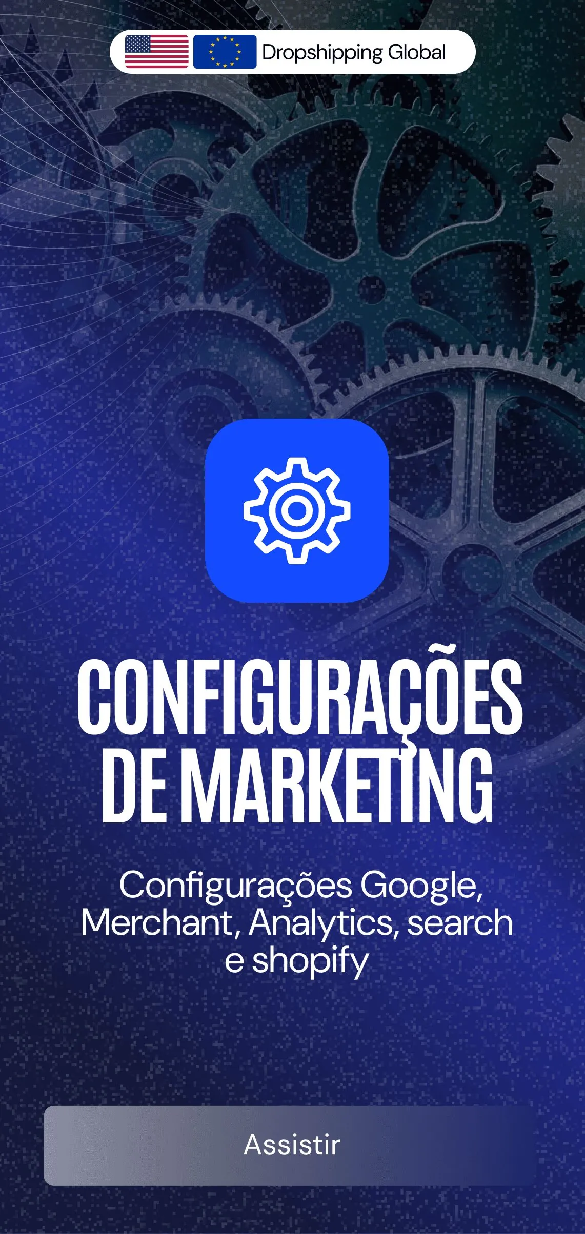 CONFIGURAÇÕES DE MARKETING